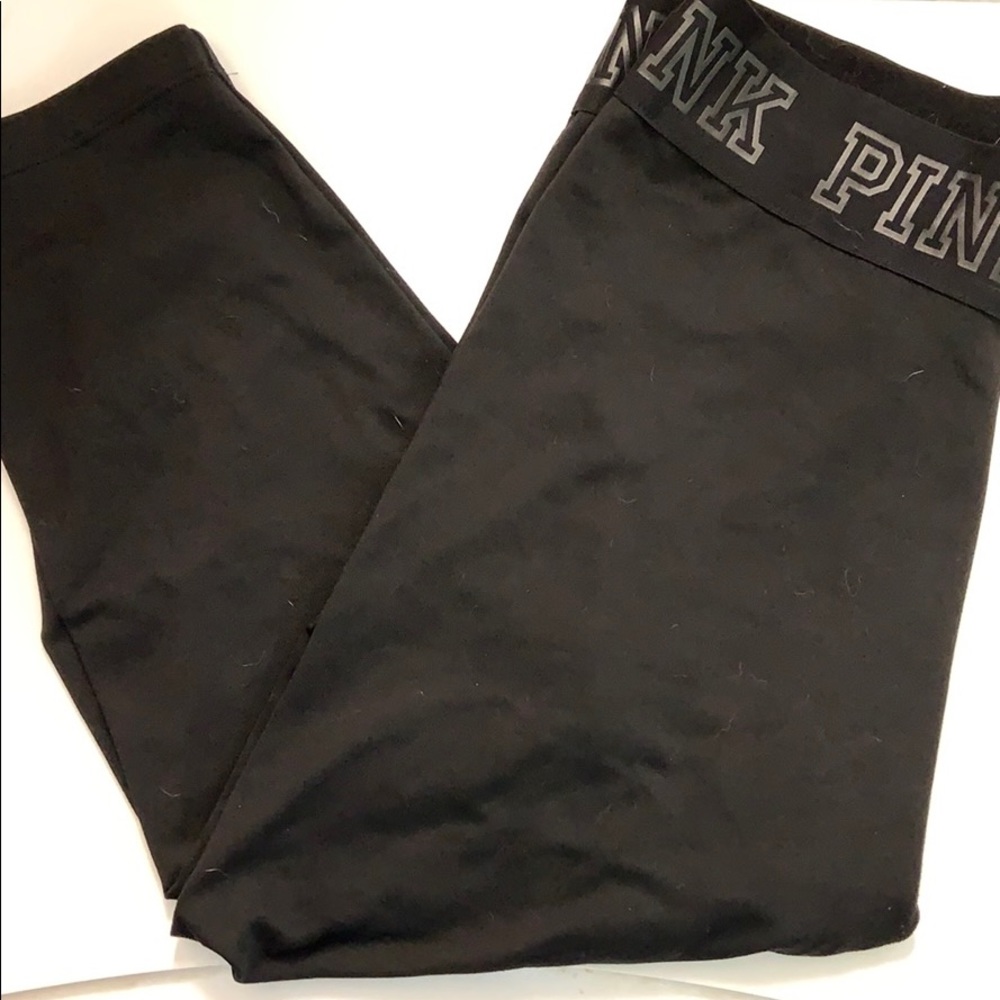 PINK cropped workout leggings